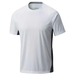Columbia Men White Omni-Freeze Chiller Tshirt