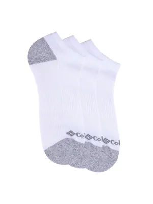 Columbia Men White SOCKS MN 3P NO-SHOW-HCUSH-H&T (3 Pairs) (Non Returnable)