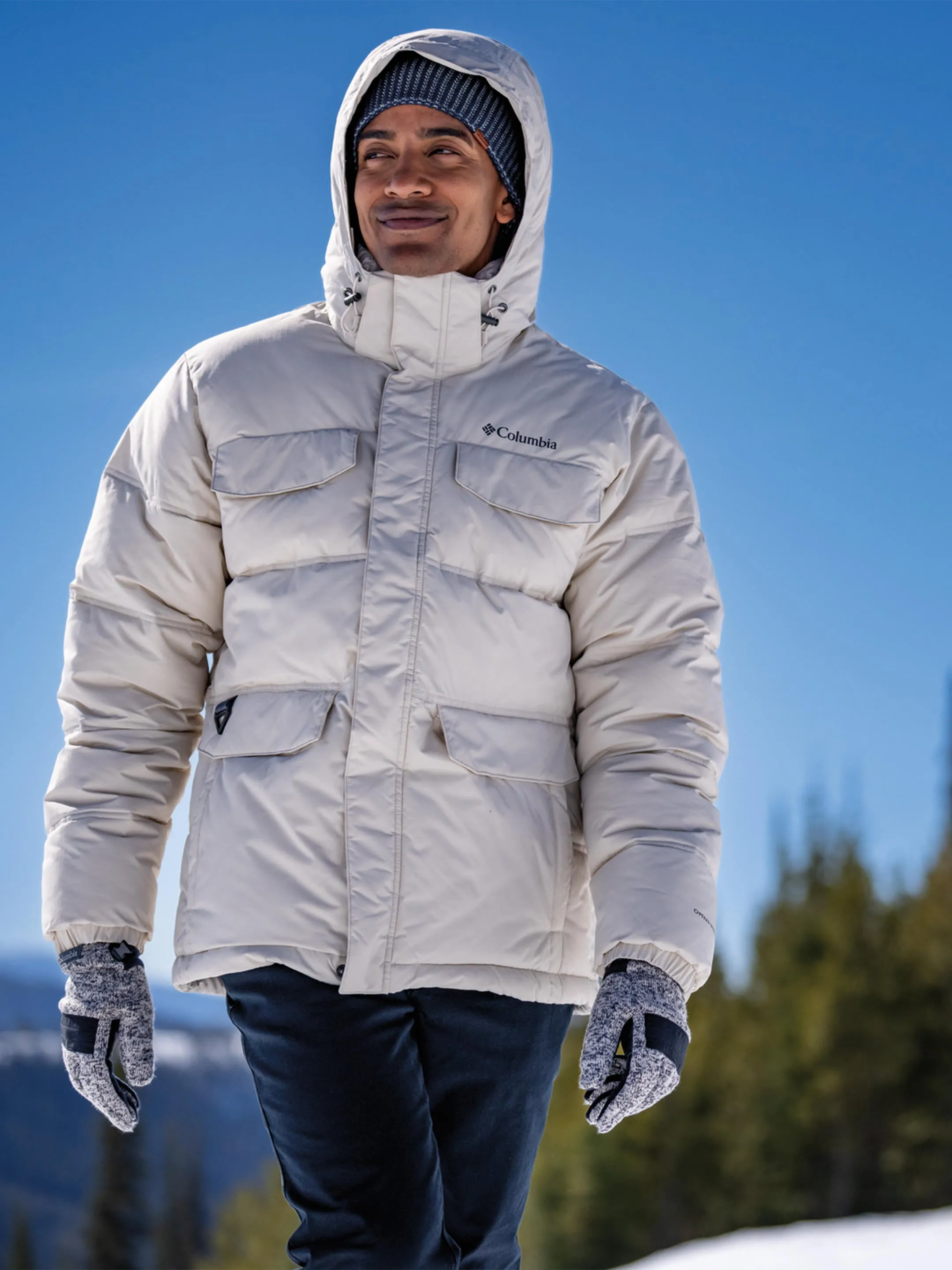 Columbia Mens Grey M Sweater Weather II Glove