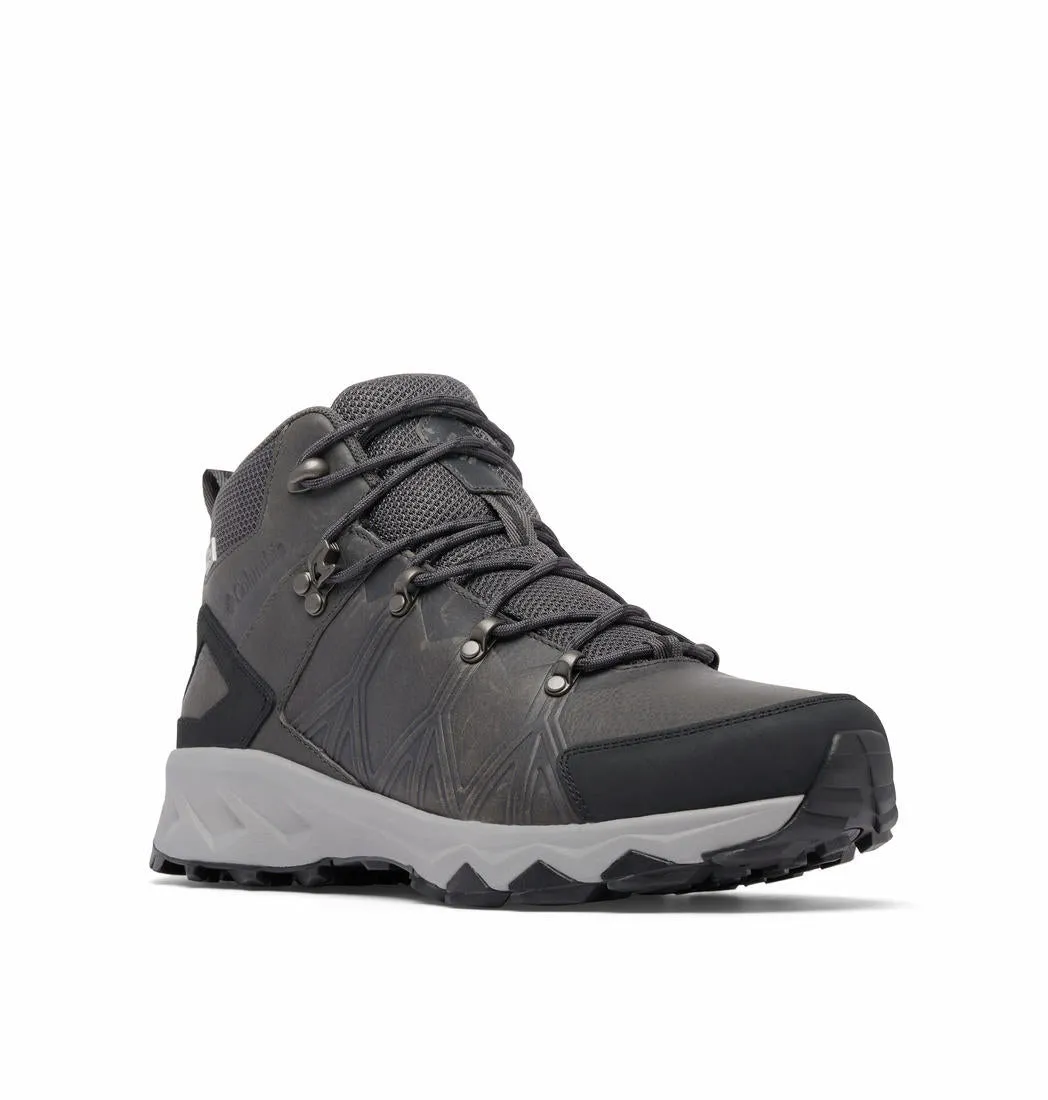 Columbia Mens Grey PEAKFREAK II MID OUTDRY LEATHER