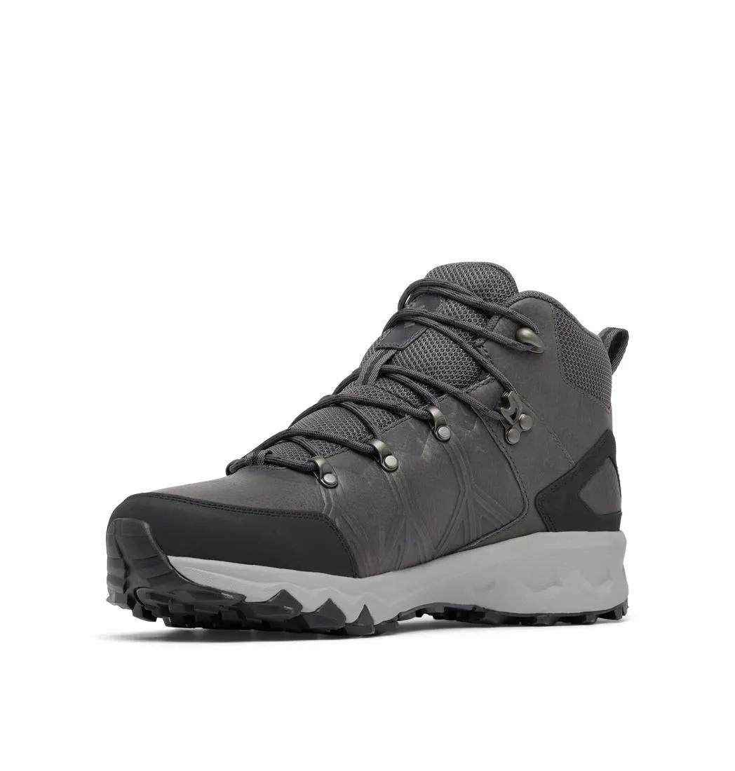 Columbia Mens Grey PEAKFREAK II MID OUTDRY LEATHER