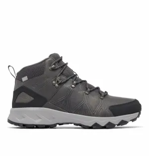 Columbia Mens Grey PEAKFREAK II MID OUTDRY LEATHER