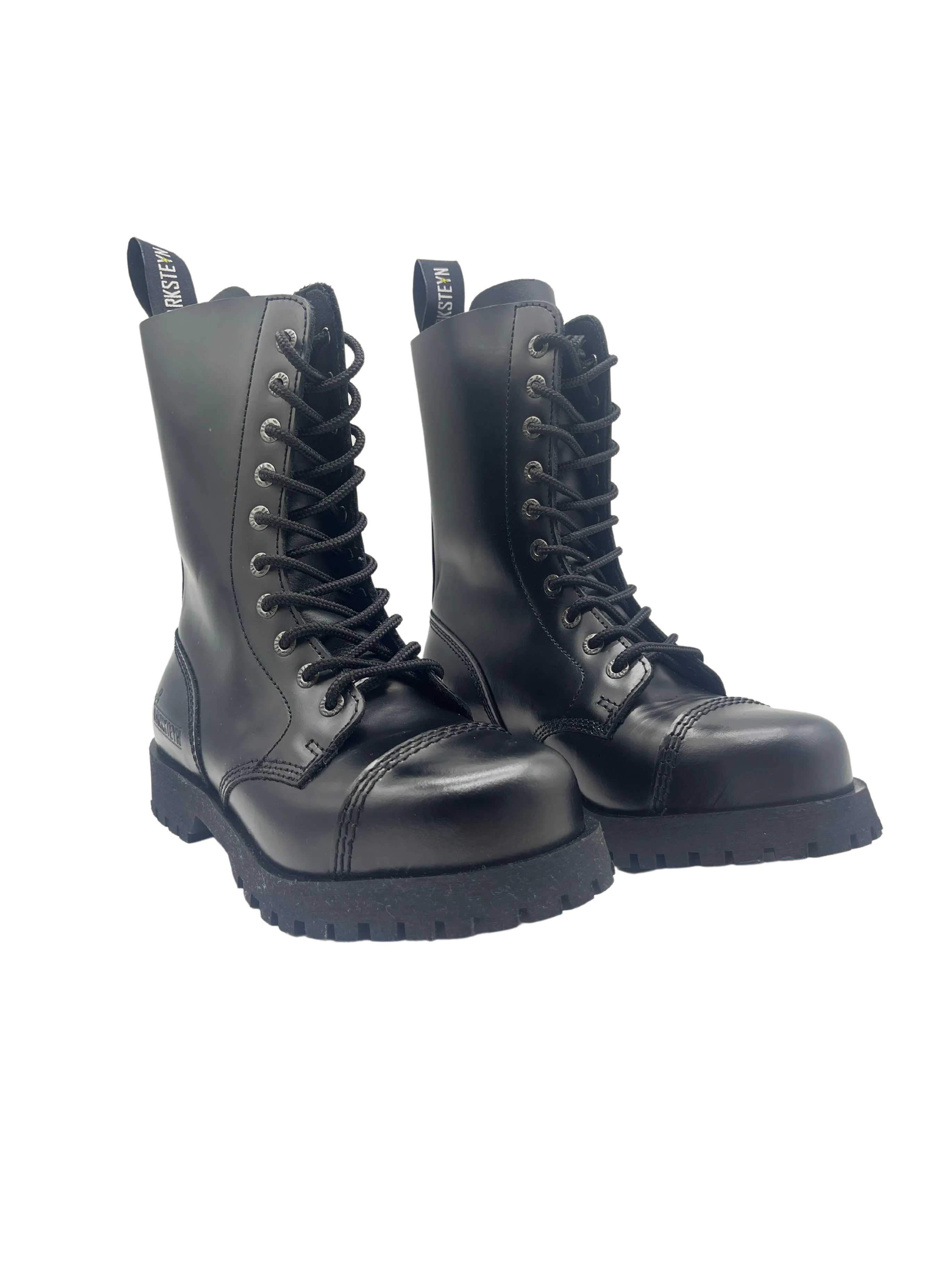 Darksteyn Boots Shoes 10 Eye Ranger Premium Boots Black