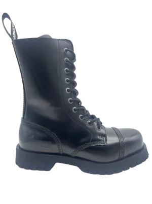 Darksteyn Boots Shoes 10 Eye Ranger Premium Boots Black