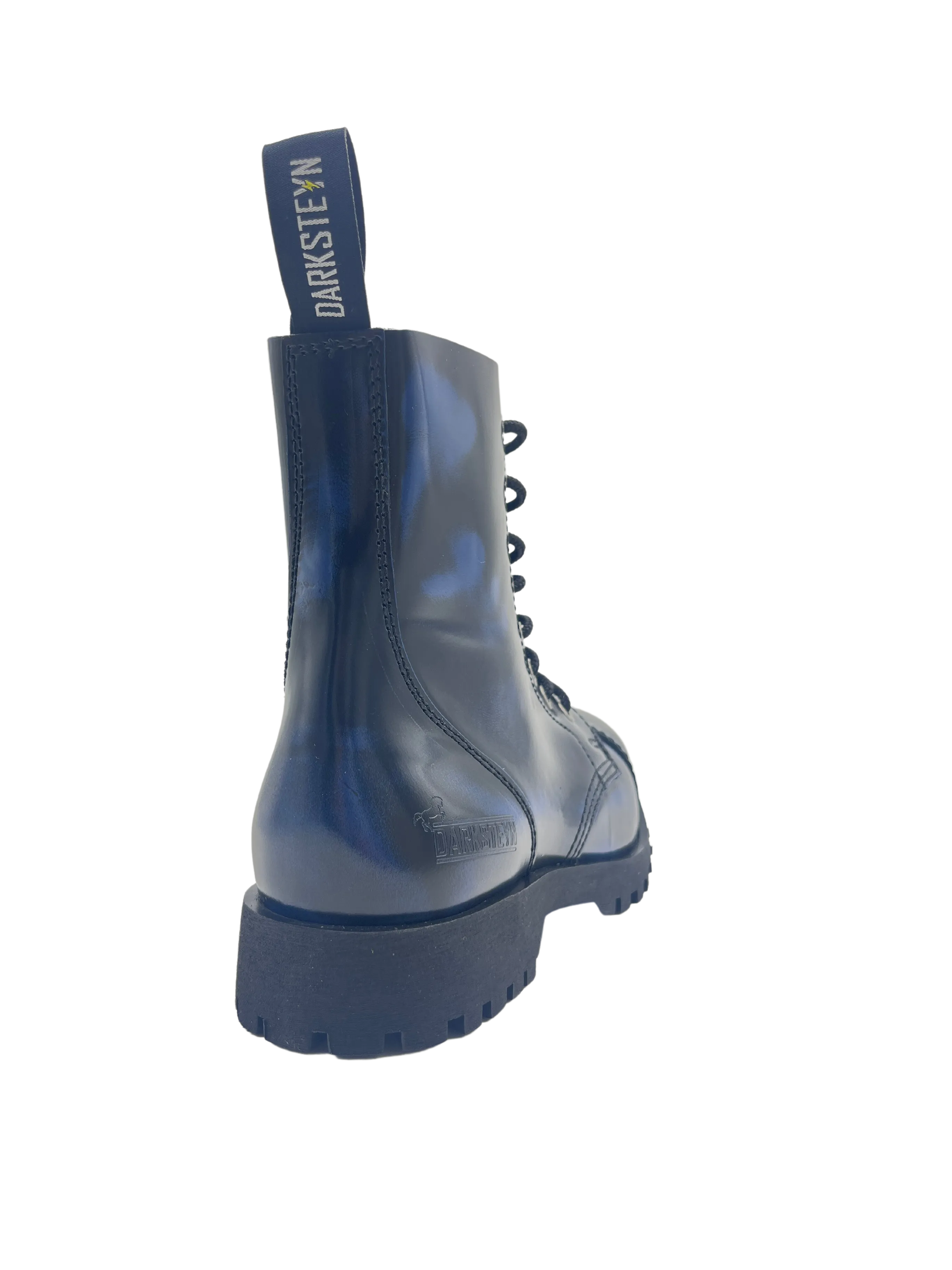 Darksteyn Boots Shoes 8 Eye Ranger Premium Boots Blue Blue