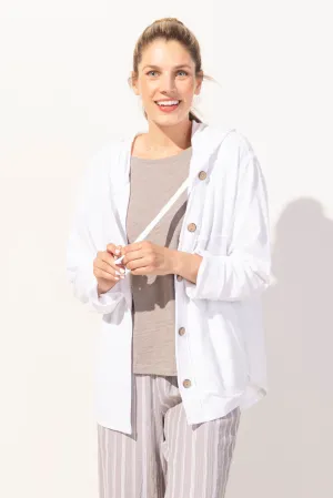 Escape by Habitat White High Tide Hoodie