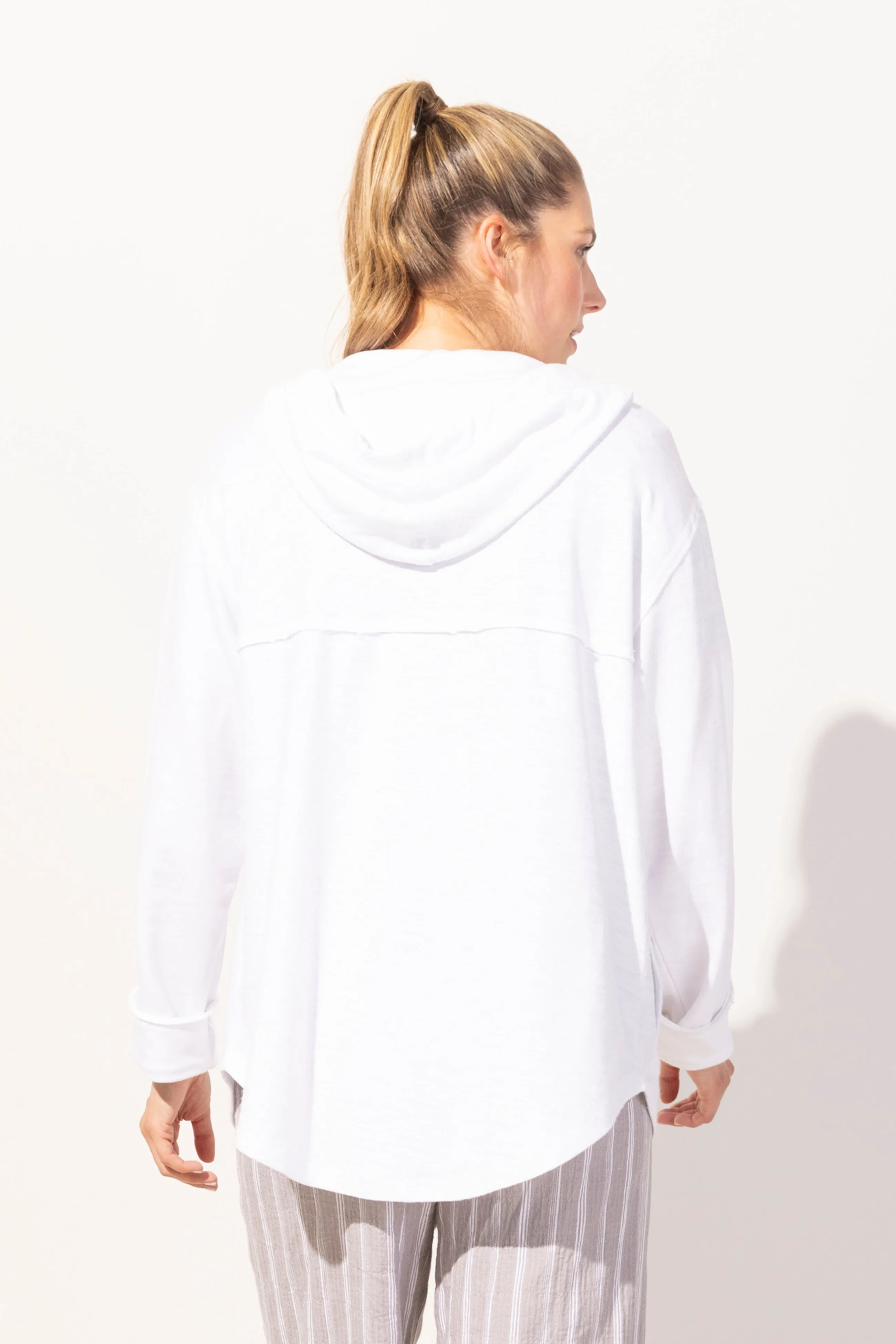 Escape by Habitat White High Tide Hoodie