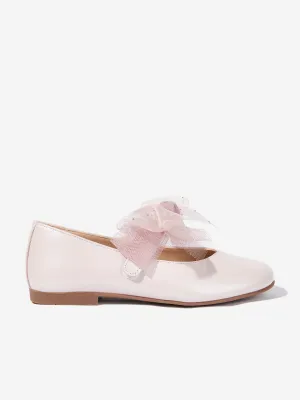 Girls Bow Shoes in Pink