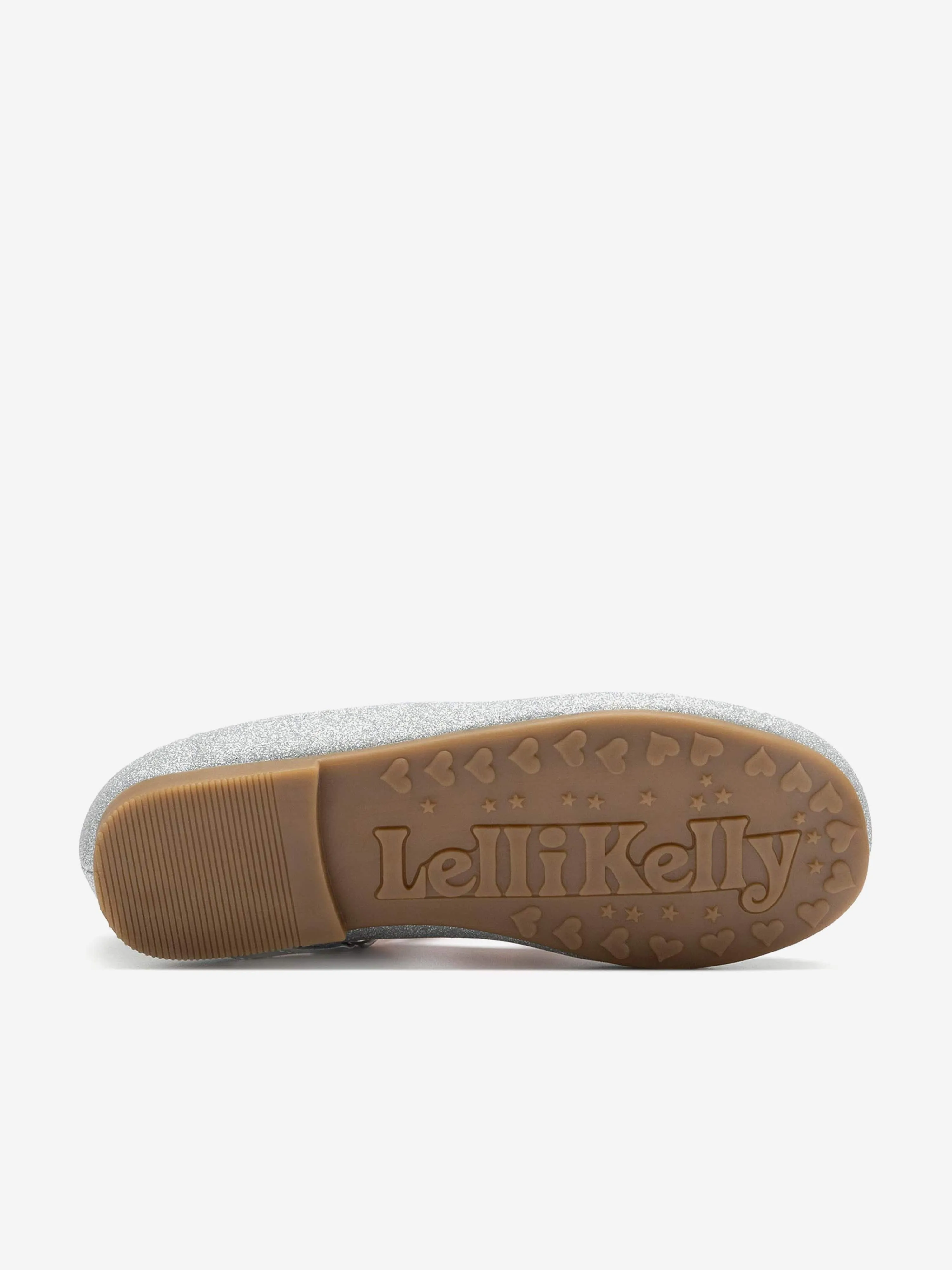 Girls Erica Ballerina Shoes in Silver