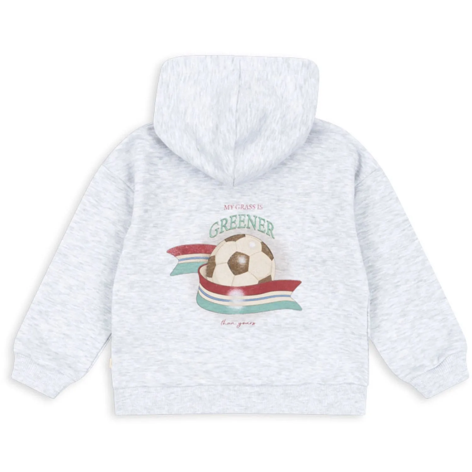 Konges Sljd Off White Melange Lou Hoodie Ocs
