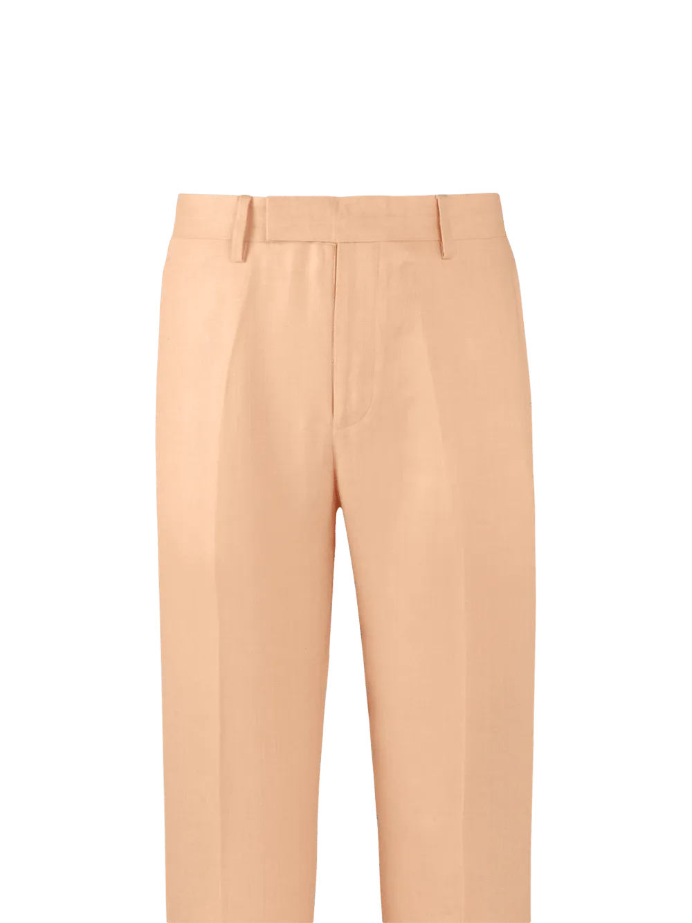 Linen Chambray Twill Pants - Black