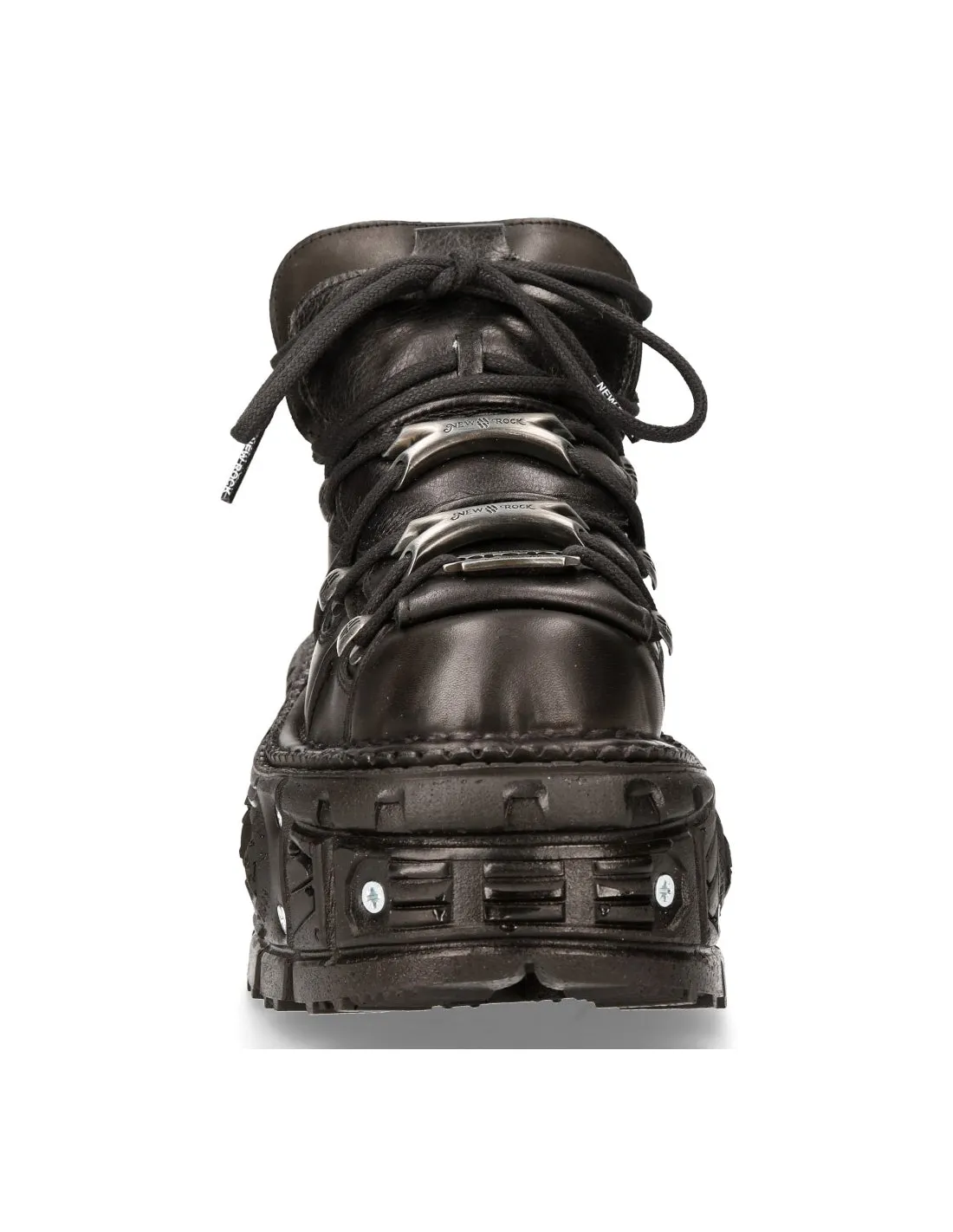 <tc>New Rock Plateau Ankle Boots Metallic M-TANK106-C2 with Tanksole Black</tc>
