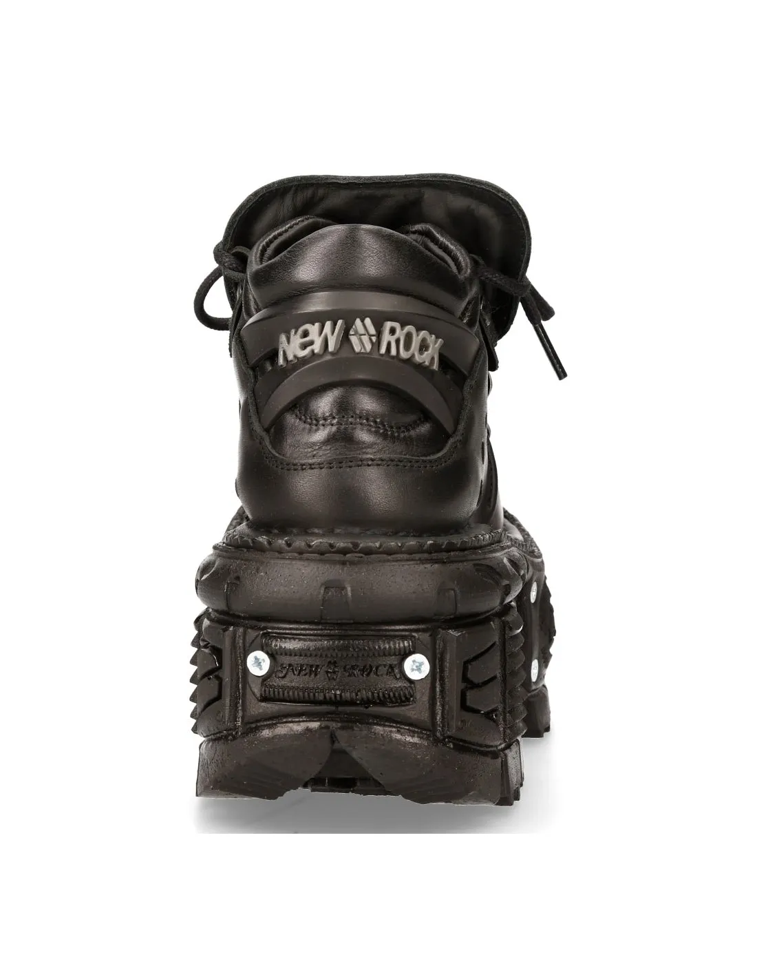 <tc>New Rock Plateau Ankle Boots Metallic M-TANK106-C2 with Tanksole Black</tc>