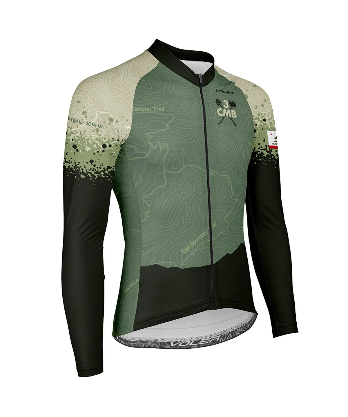 M. PELOTON COASTAL LS JERSEY - 3CMB Voler