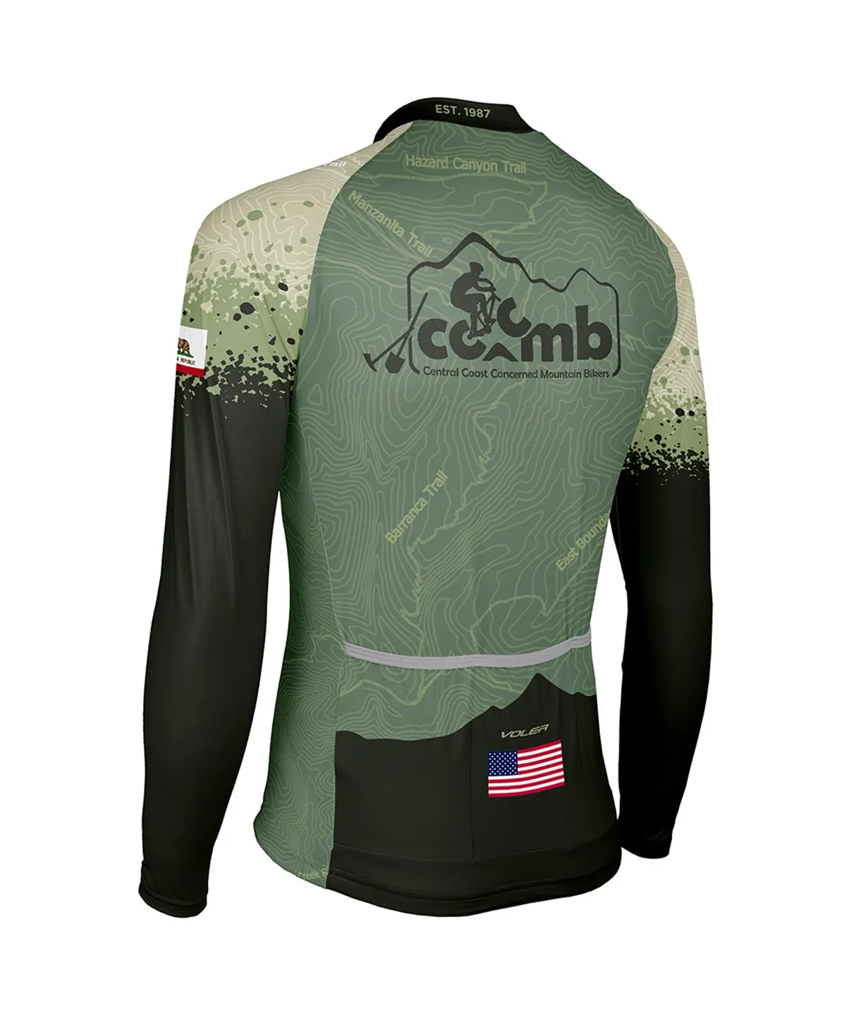M. PELOTON COASTAL LS JERSEY - 3CMB Voler