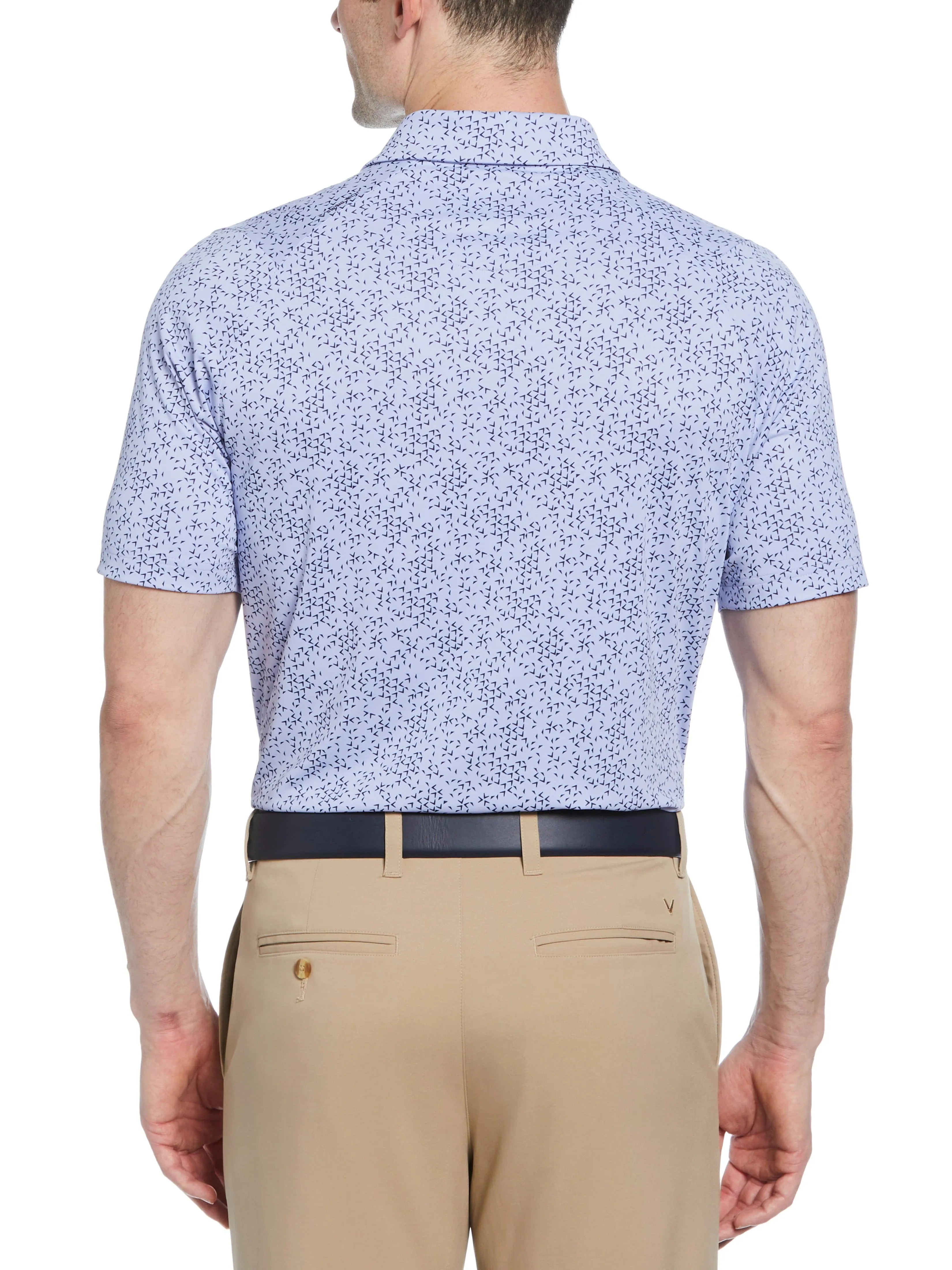 Mens Chevron Print Golf Polo Callaway Apparel