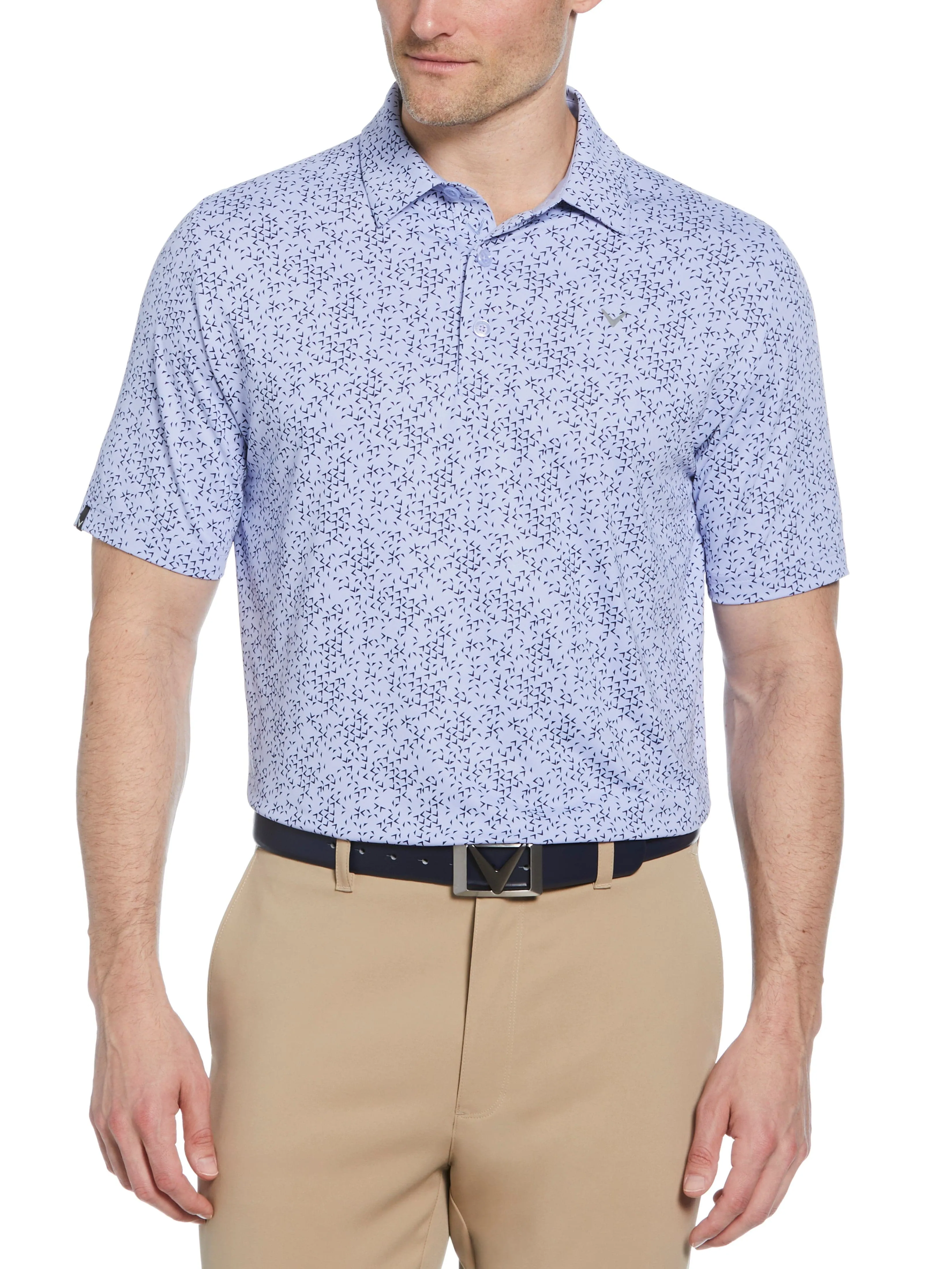 Mens Chevron Print Golf Polo Callaway Apparel