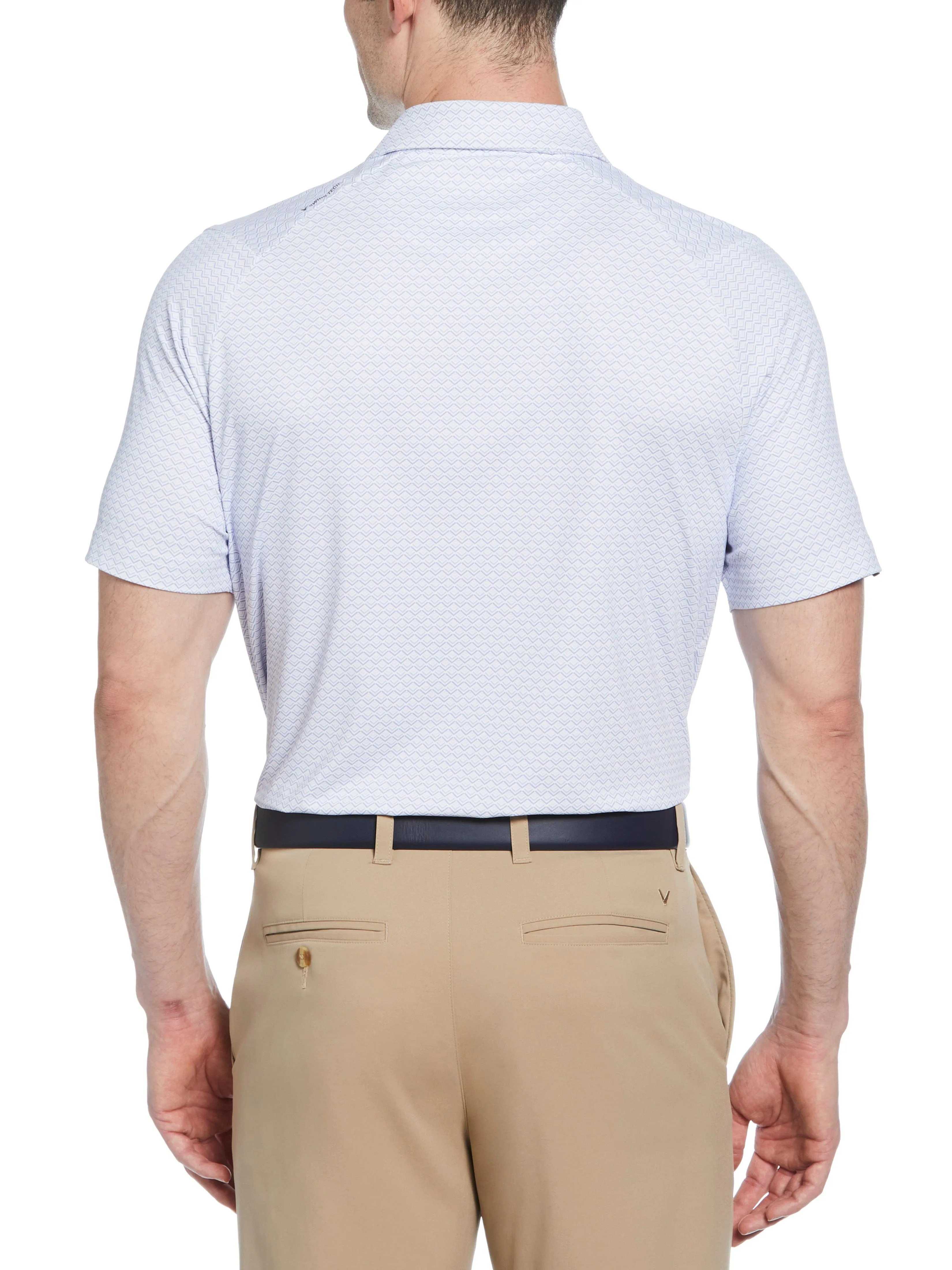 Mens Chevron Printed Polo Callaway Apparel