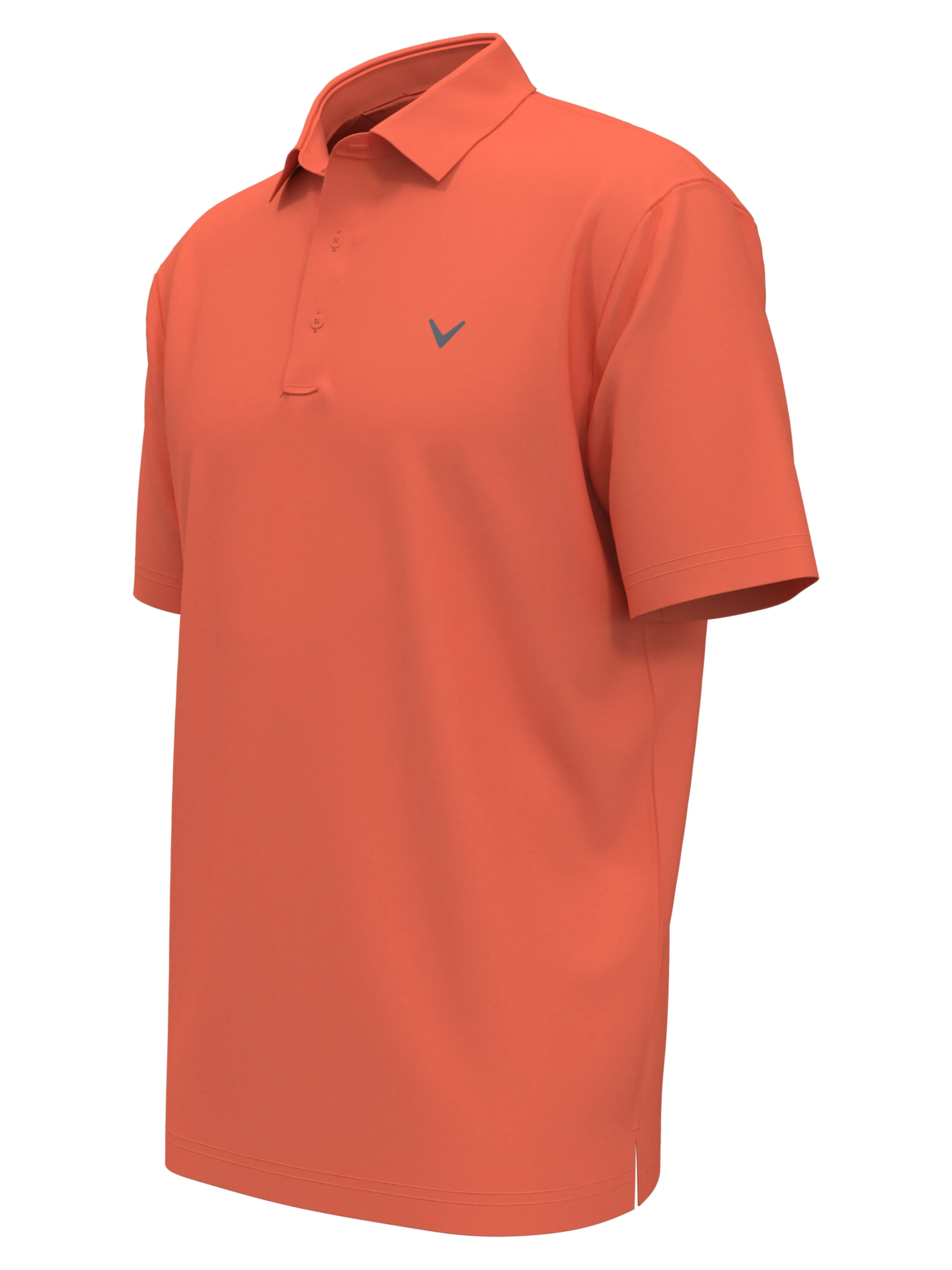 Mens Micro Hex Solid Golf Polo Callaway Apparel