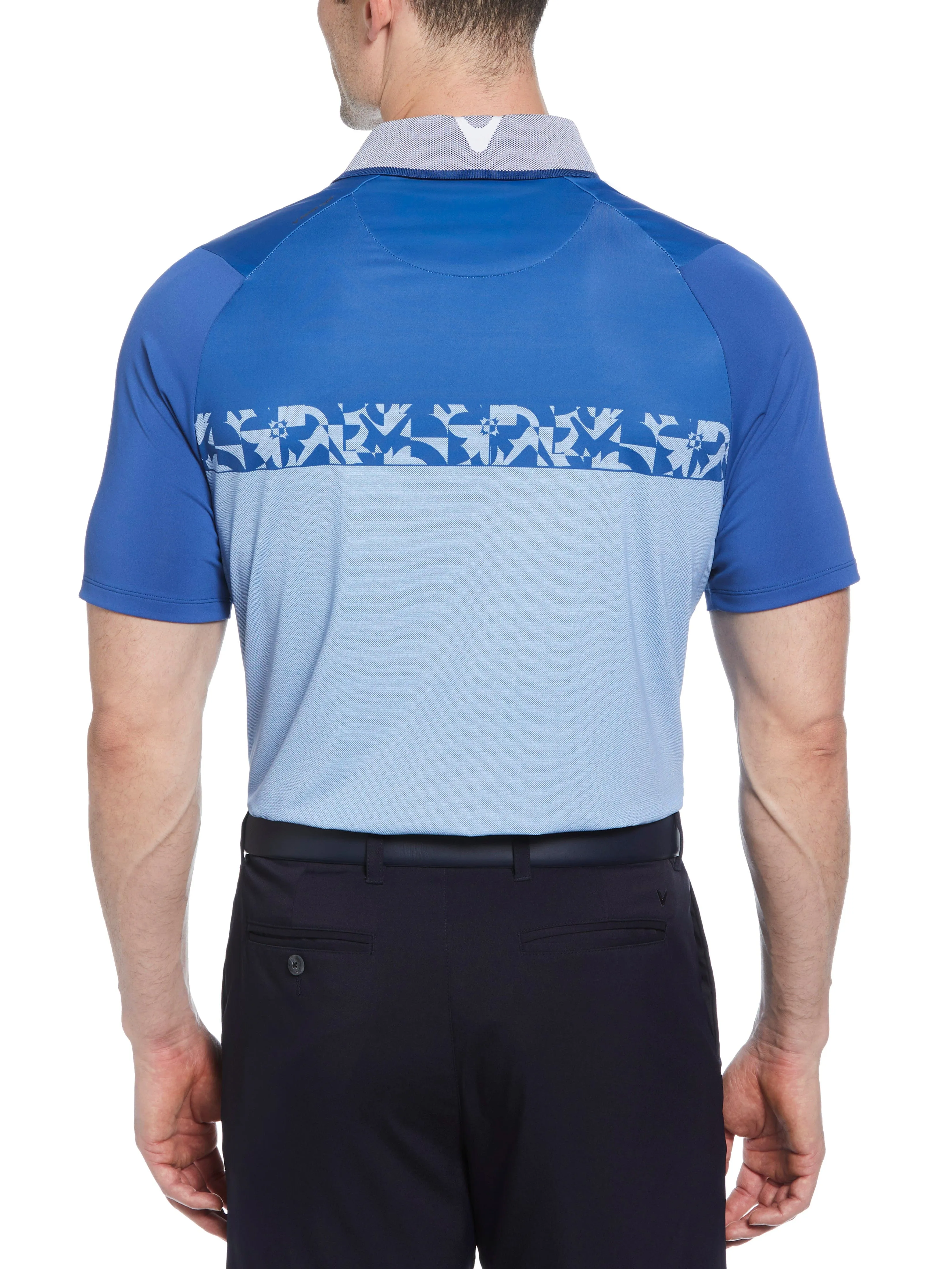 Mens Oxford Floral Block Print Callaway Apparel