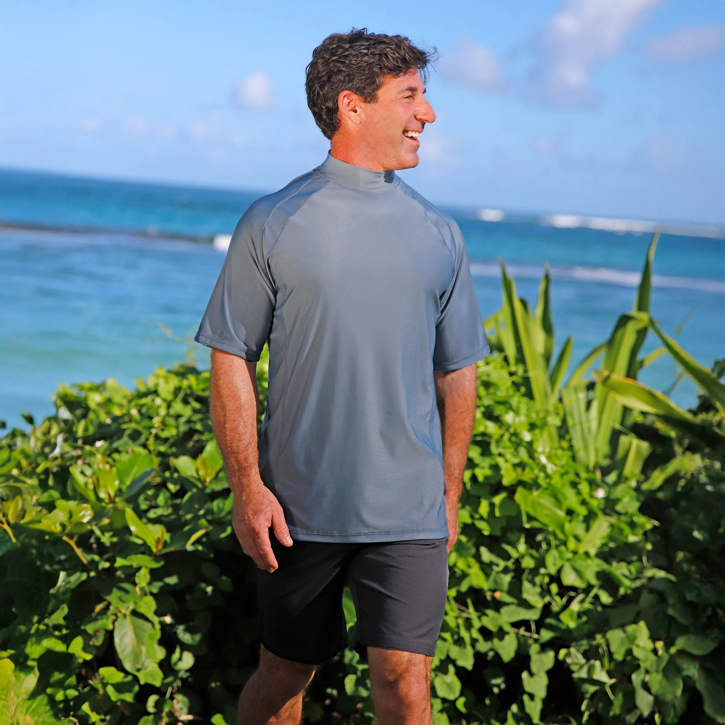 Men's Short Sleeve Active Sun & Swim Shirt