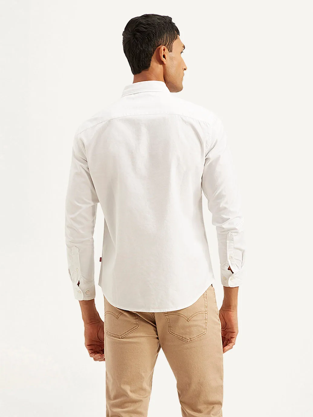Men's Solid Slim Fit Oxford Shirt LEVI'S