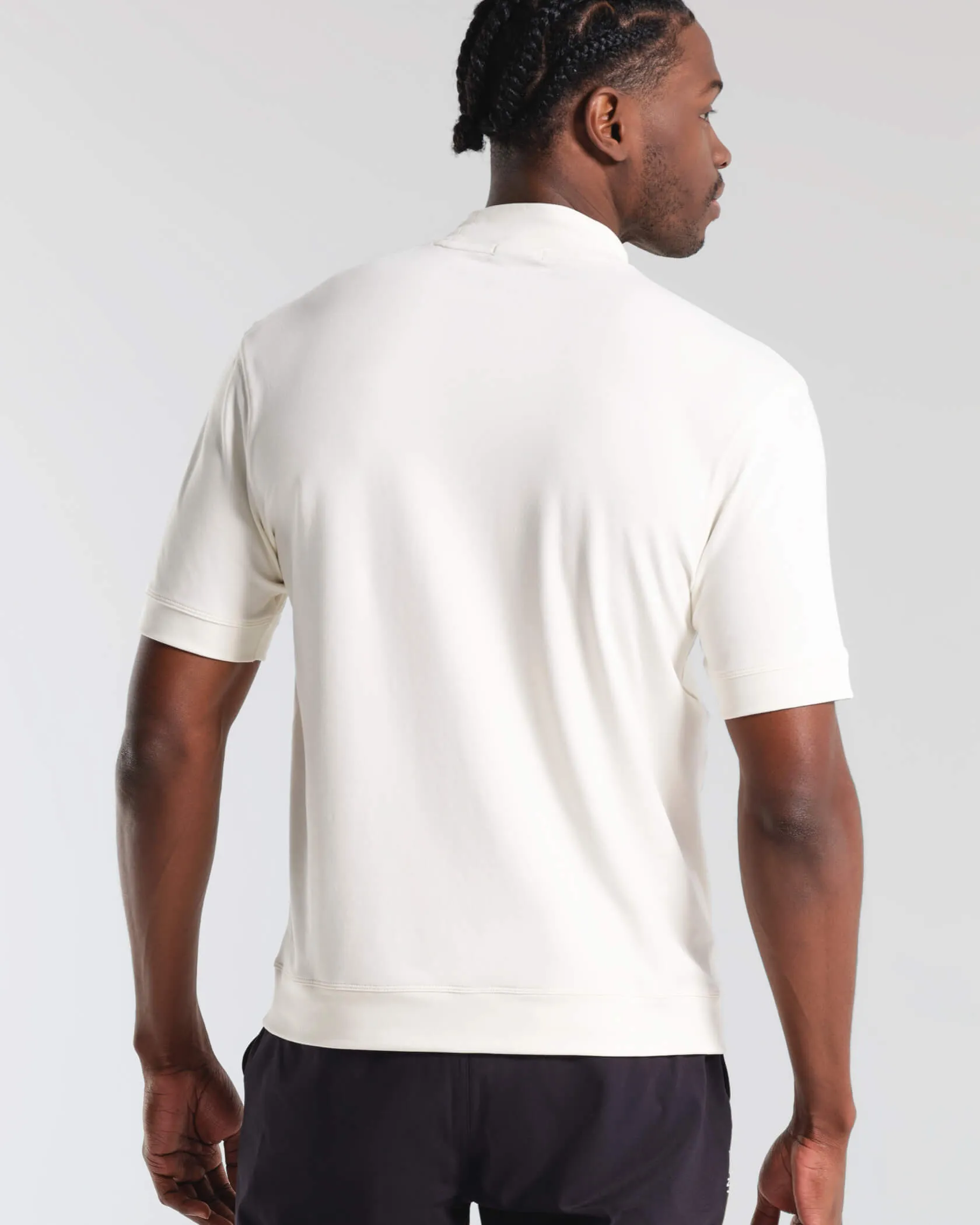Micro Mock Neck SS Crew Municipal