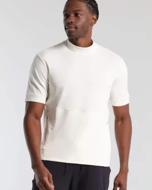 Micro Mock Neck SS Crew Municipal