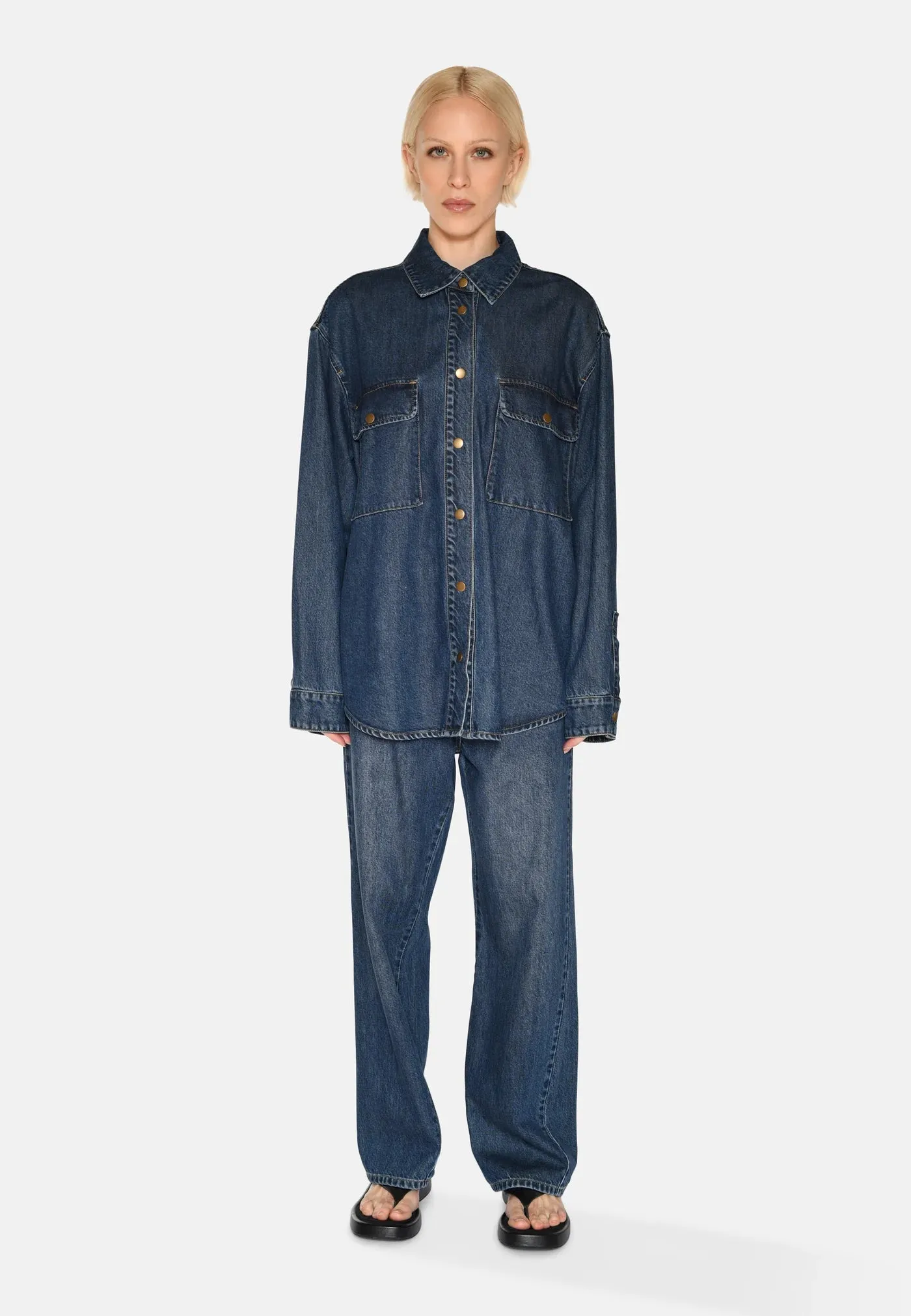 MINIMUM - SOLEY JEANS - MEDIUM BLUE - SS25