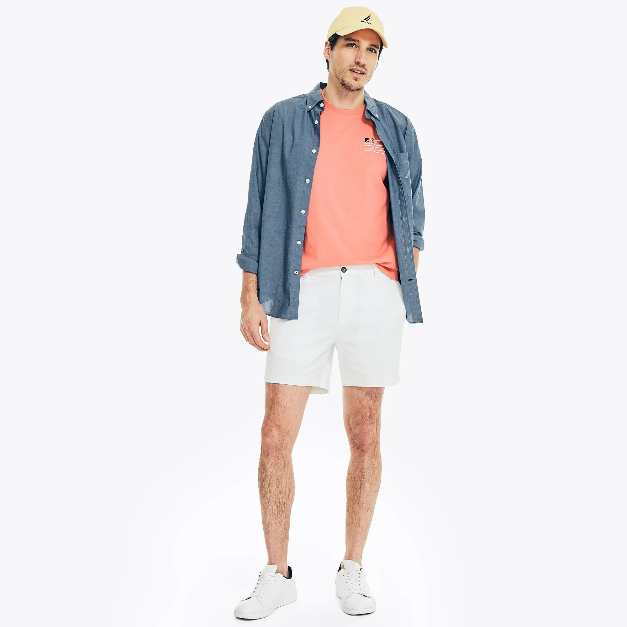 Nautica Mens 6" Stretch Short