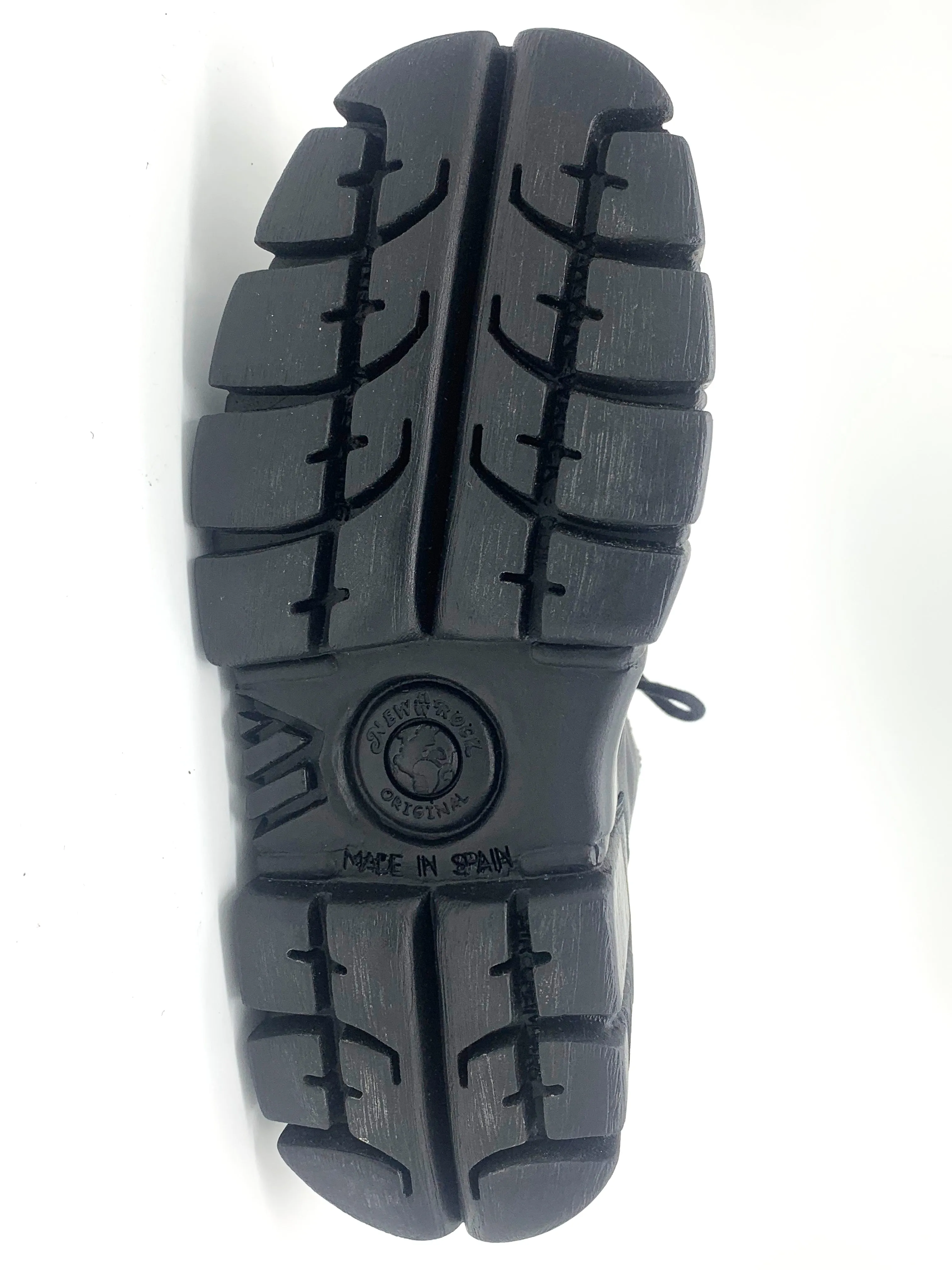 New Rock Boots Platform genuine leather 8 holes (soft, full-grain leather)