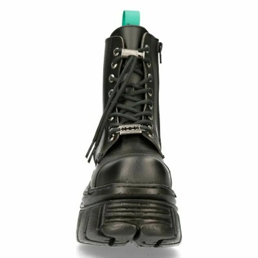 New Rock Boots Shoes Boots Platform Vegan Black M.NEWMILI083-VS2 Tower