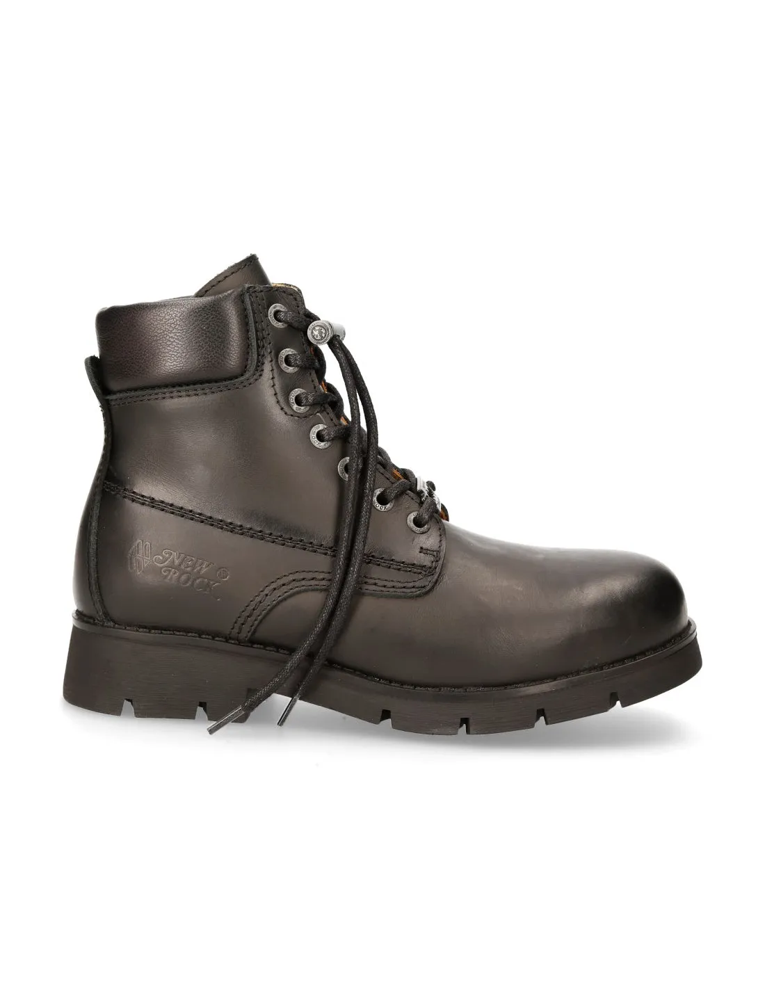 New Rock M-RANGER046-S1 Ankle Boots Black Ranger Genuine Leather