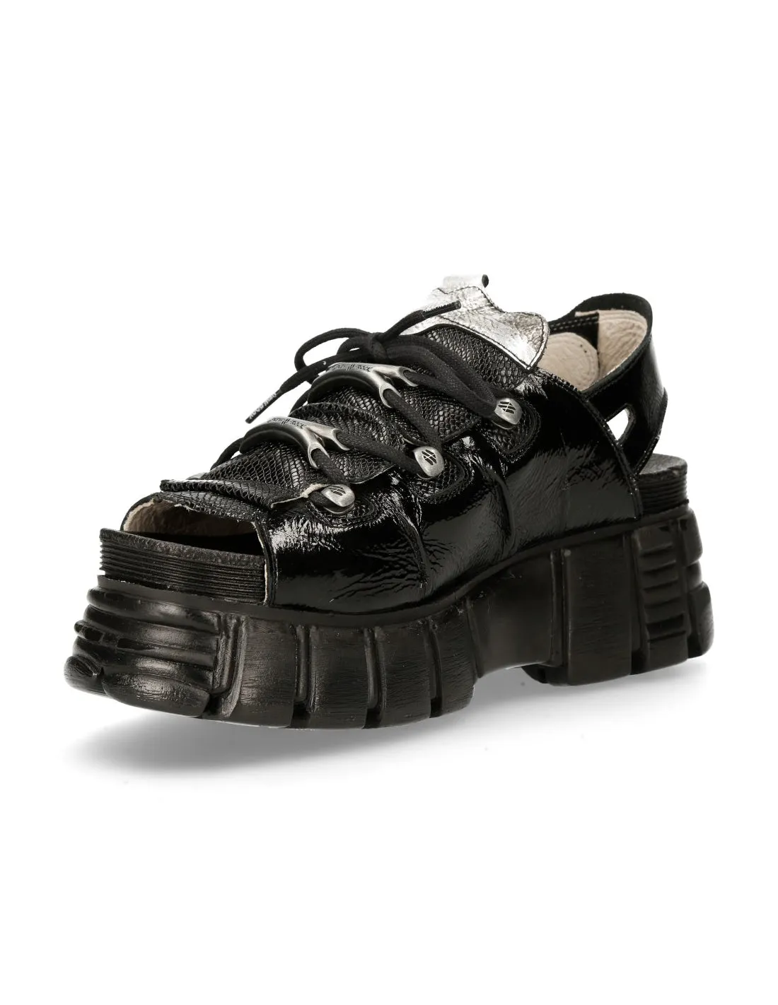 New Rock platform sandal genuine leather