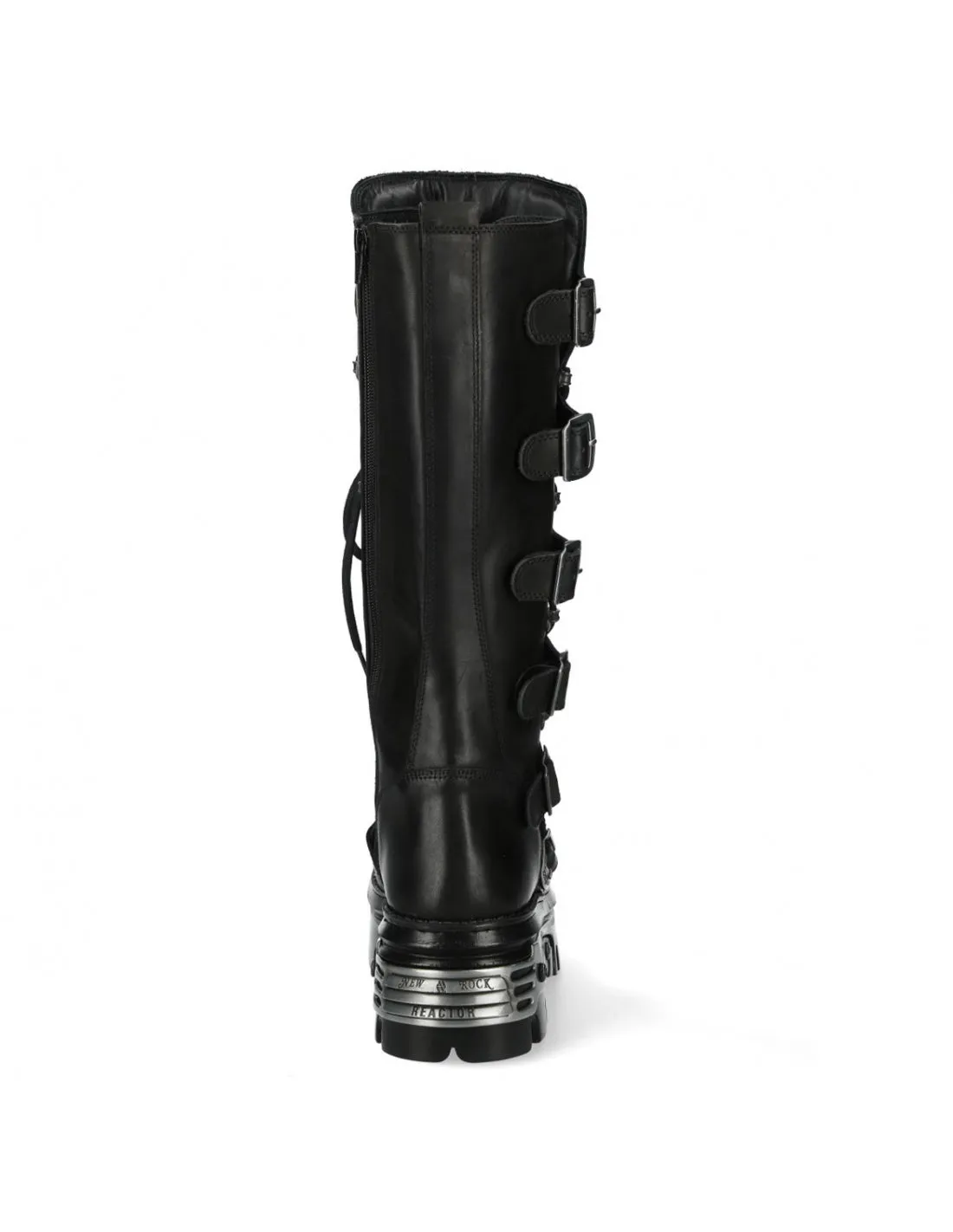New Rock Schuhe High Boots 272 Stiefel Gothic Echtleder Schwarz