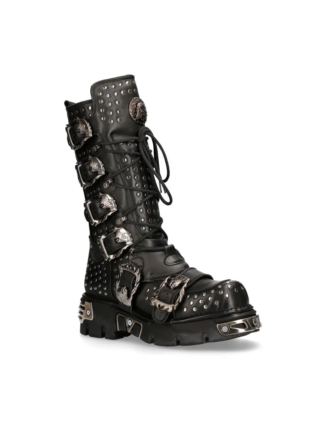 New Rock Shoes Shoes Boots Boots M-718P-C2 Gothic Genuine Leather