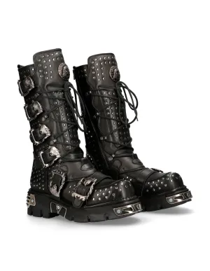 New Rock Shoes Shoes Boots Boots M-718P-C2 Gothic Genuine Leather