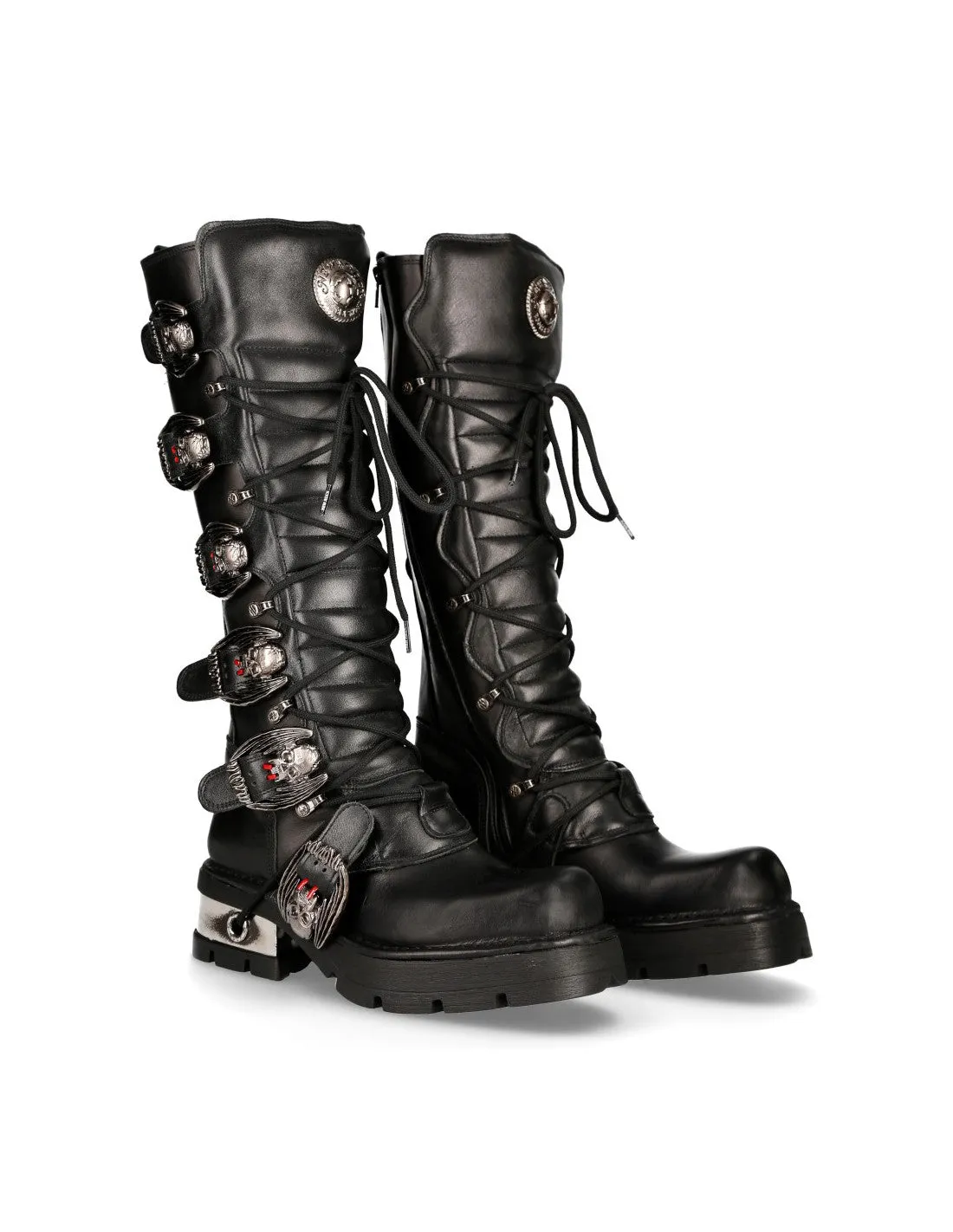 New Rock Shoes Shoes Boots Boots M-718P-C2 Gothic Genuine Leather