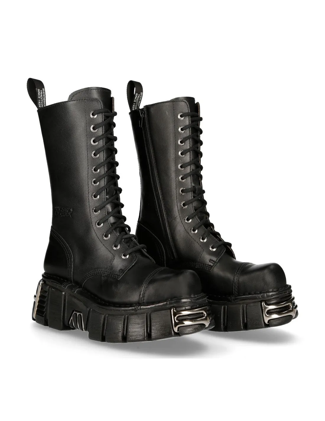 New Rock Shoes Shoes Boots Boots M-NEWMILI083-S37 genuine leather
