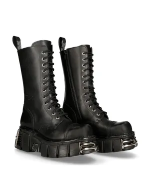 New Rock Shoes Shoes Boots Boots M-NEWMILI083-S37 genuine leather