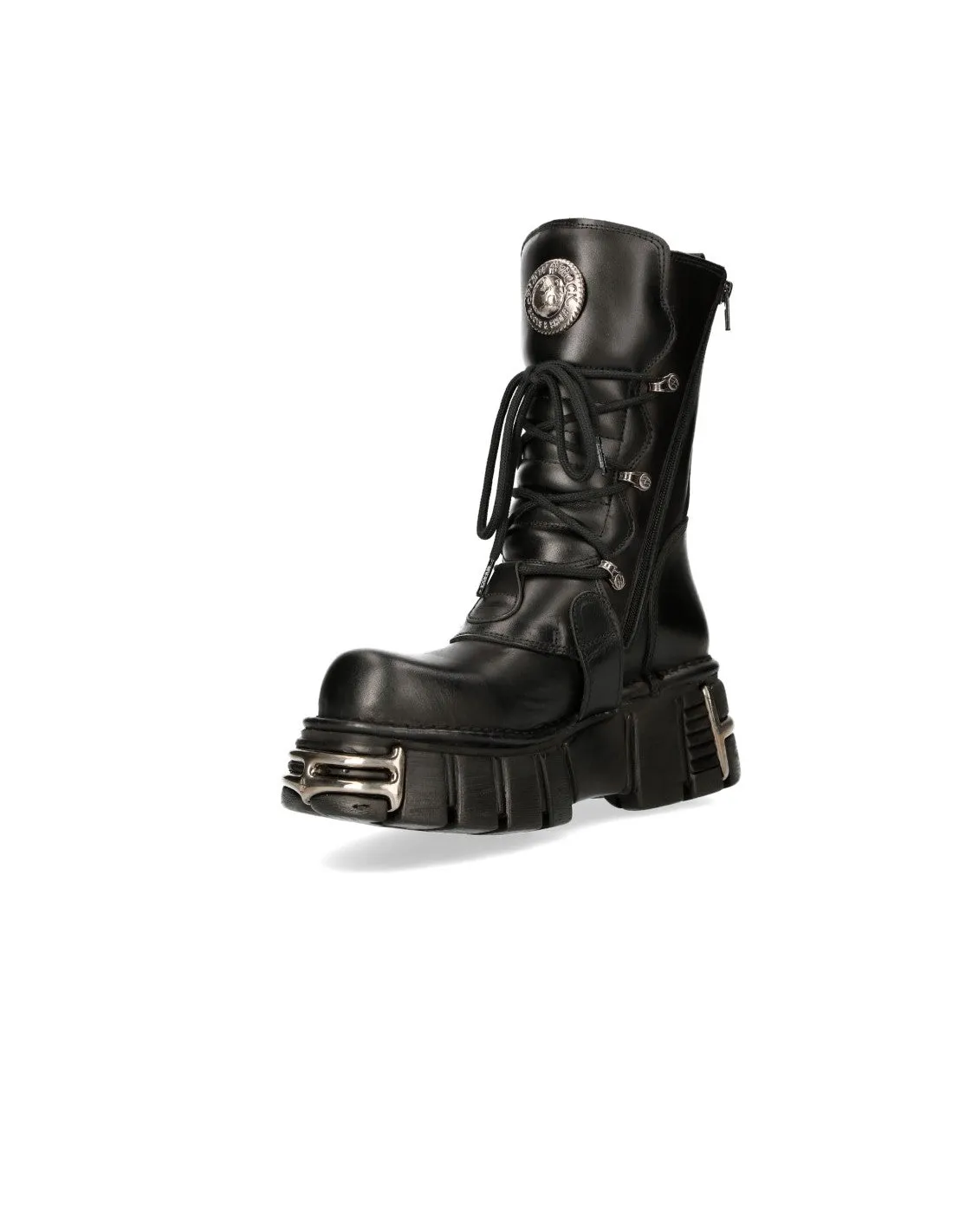 New Rock Shoes Shoes Boots Boots M.373-S4 Biker Boots Gothic Genuine Leather