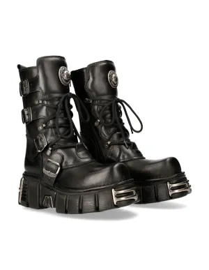 New Rock Shoes Shoes Boots Boots M.373-S4 Biker Boots Gothic Genuine Leather