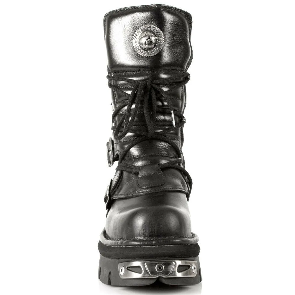 New Rock Shoes Shoes Boots Boots M.373-S4 Biker Boots Gothic Genuine Leather