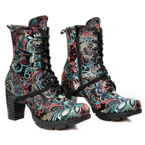 New Rock Shoes Women's Ankle Boots Heel Boots Gothic M.TR001