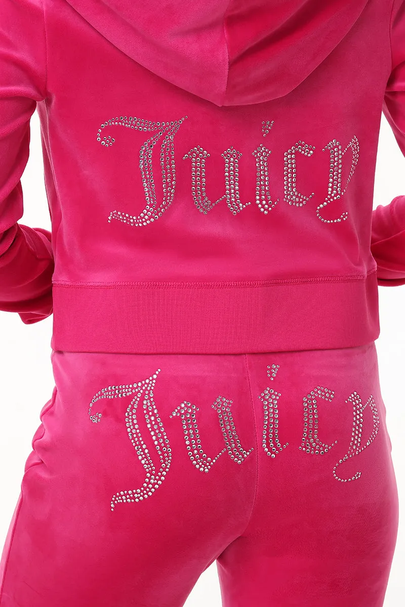 OG Big Bling Velour Hoodie Test Juicy Couture