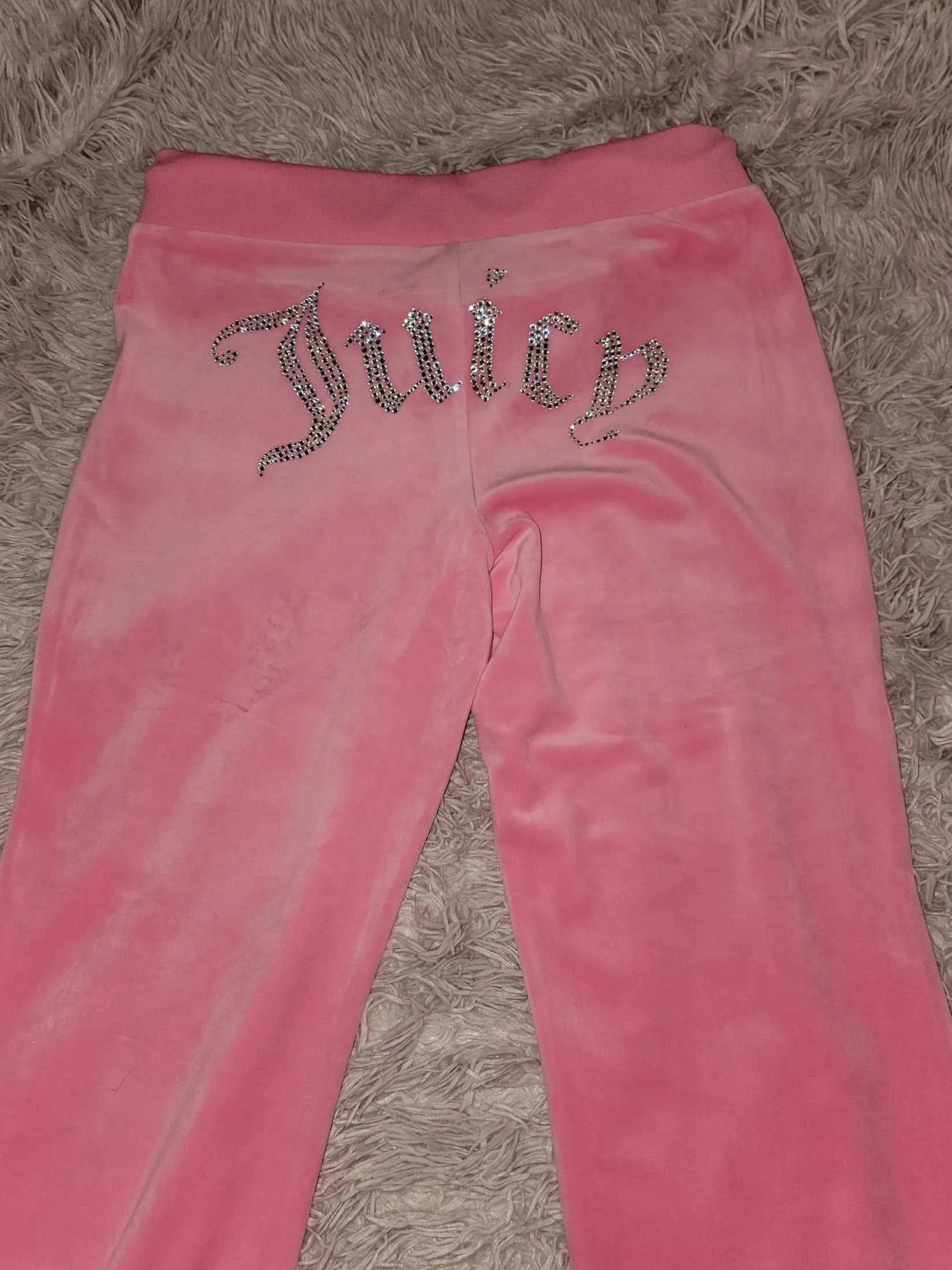 OG Big Bling Velour Track PantsREJUICED Juicy Couture