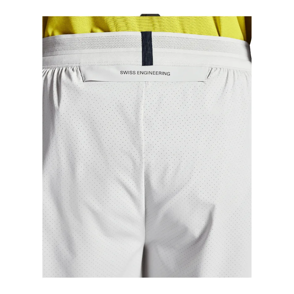 On Men's 7" Performance Shorts in Silver SS25