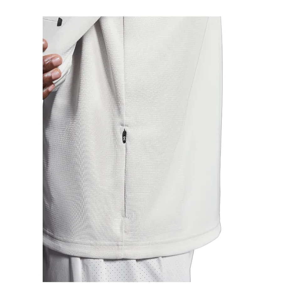 On Men's Climate Zip Hoodie in Silver SS25