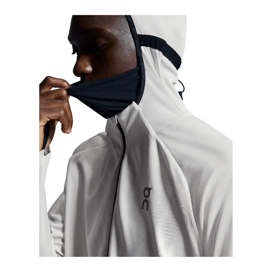 On Men's Climate Zip Hoodie in Silver SS25
