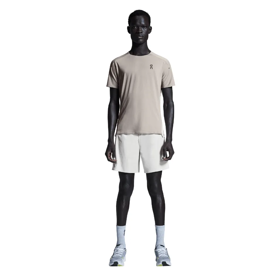 On Men's Performance-T in Cinder/Silver SS25